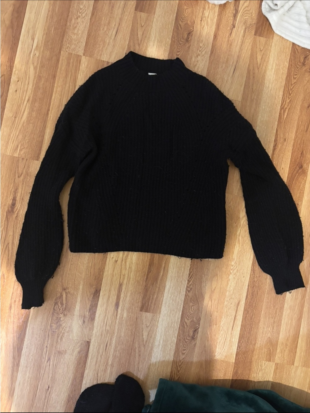 GAP High Neck Wool Blend Knit Sweater